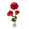 ASDFG Giant Artificial Flower 3PCS 3D Realistic Waterproof Fake Flowers
