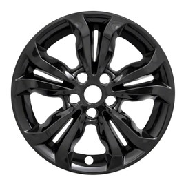 Auto Reflections Set of 4 16" 5 Spoke Wheel Skins for Chevy Cruze 2019-2020 - Gloss Black