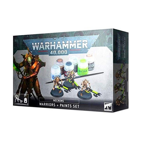 Games Workshop - Warhammer 40,000 - Necron Warriors and Paint Set
