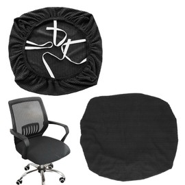 2 x Stretch Chair Covers for Office Chair, Washable Elastic Seat Cover, Universal Chair Covers, Swivel Chair Covers Set for Office Chair with Armrests, Practical Addition to Your Home Decor
