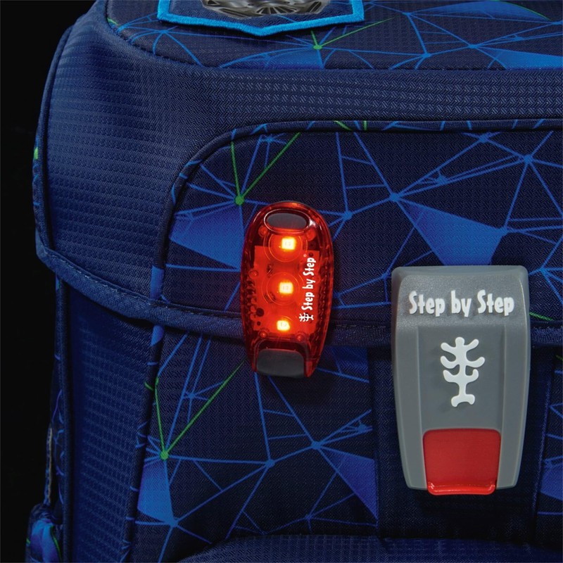 Hama LED Safety Clamp Light Red, red, Modern