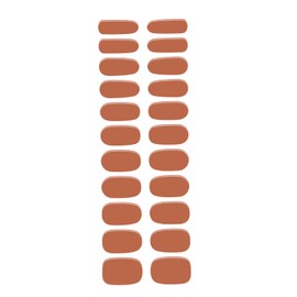 HAIIDOAK Gel Nail Strips (Glittering Silver), 22 Nail Wraps, Long Lasting Self-Curing Gel Nail Stickers, Easy Application, Includes 2 Prep Pads, Nail File and Cuticle Stick Tool for Nails