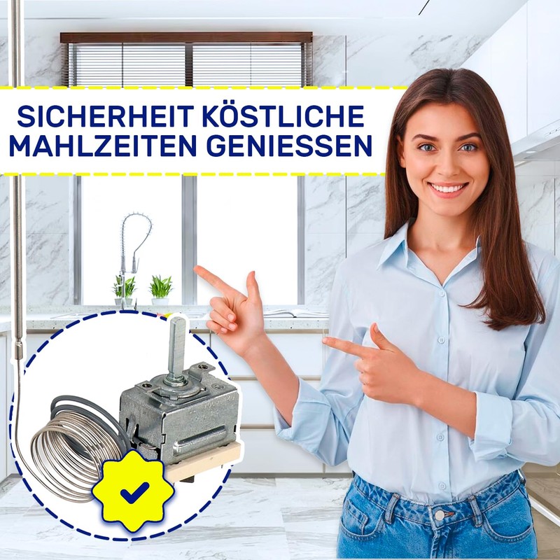 Thermostat for Oven 299 °C with Original Code 8032828 8040983