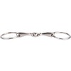 Equinate Water Snaffle Stainless Steel 16 mm Double Jointed 18.5