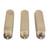 3Pcs Electric Guitar Single Coil Pickup Cover Copper Instrument Accessory