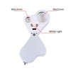 Illuminated Jewelry LED Eye Loupe Magnifier with Two Lens, 60X