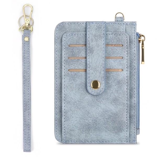 SENDEFN Credit Card Holder Slim Wallet for Women Bifold Leather