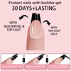 RUPOFUZA French Tip Press on Nails, Black French Tip Nails,