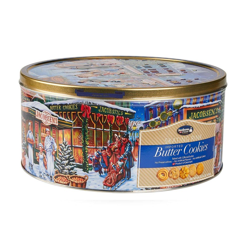 Jacobsens Danish Butter Cookies, 64 Ounce