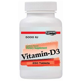 Landau Kosher Vitamin D3 5000 IU 250 Tablets
