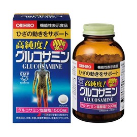 ◆【Functionality Claimed Food】Orihiro High Purity Glucosamine Grains Large Pack 900 Tablets [2-Piece Set]