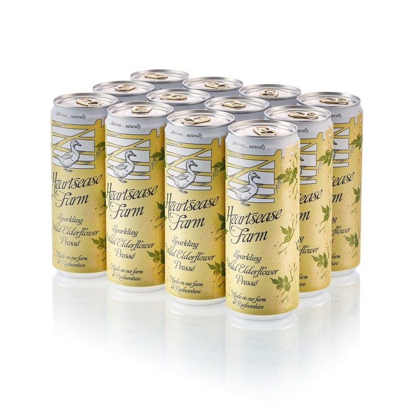 Heartsease Farm Sparkling Elderflower Presse 12 x 330ml