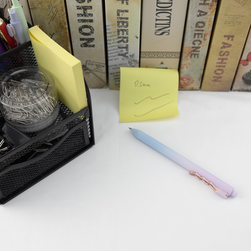 Fengtaiyuan Zi05, Stylish Gradient Color Pen, Black Ink, 0.5mm Extra