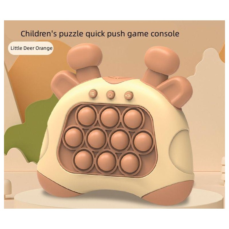 Quick Fast Push Game Console Electronic Pop It Game Light