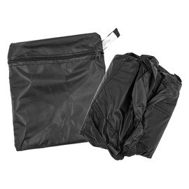 ZONADAH Round Garden Furniture Covers 185x110cm Waterproof Anti-UV Circular Furniture Covers Outdoor Patio Circular Set Cover for Chair Set Black