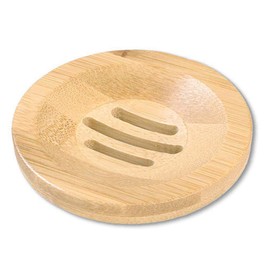 1 Piece Soap Dish Soap Holder Shower Soap Holder Round Shower Soap Dish Bamboo Soap Dish Soap Case Holder Bamboo Soap Dish Holder for Shower Bathroom Kitchen