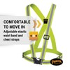 Pioneer Hi Vis Adjustable Safety Sash - Hi-Vis Yellow/Green with