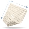 Toniamo Shower Mat 53 x 53 cm Sand | Non-Slip