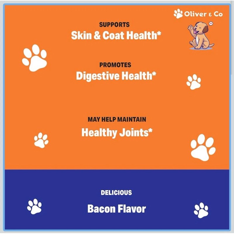 Oliver & Co. 2 Pack of Liquid Collagen for Dogs