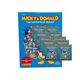 Panini Mickey & Donald Sticker Series "A Fantastic World" - 1x Sticker Album + 10x Sticker Bags