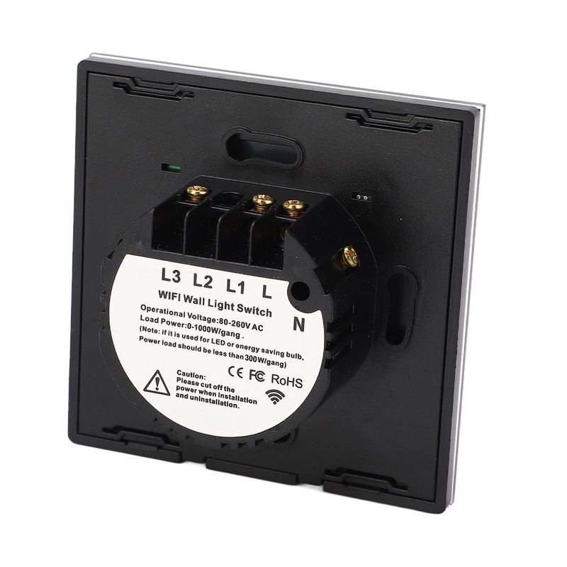 Remote Control Switch 2 Way WiFi AC 80‑260V 10A Touch