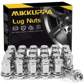 MIKKUPPA 24pcs M12X1.5 Mag Lug Nuts - 1.87" (47mm) Height 13/16" Hex Replacement for Toyota Tacoma 4Runner FJ Cruiser Lexus GX