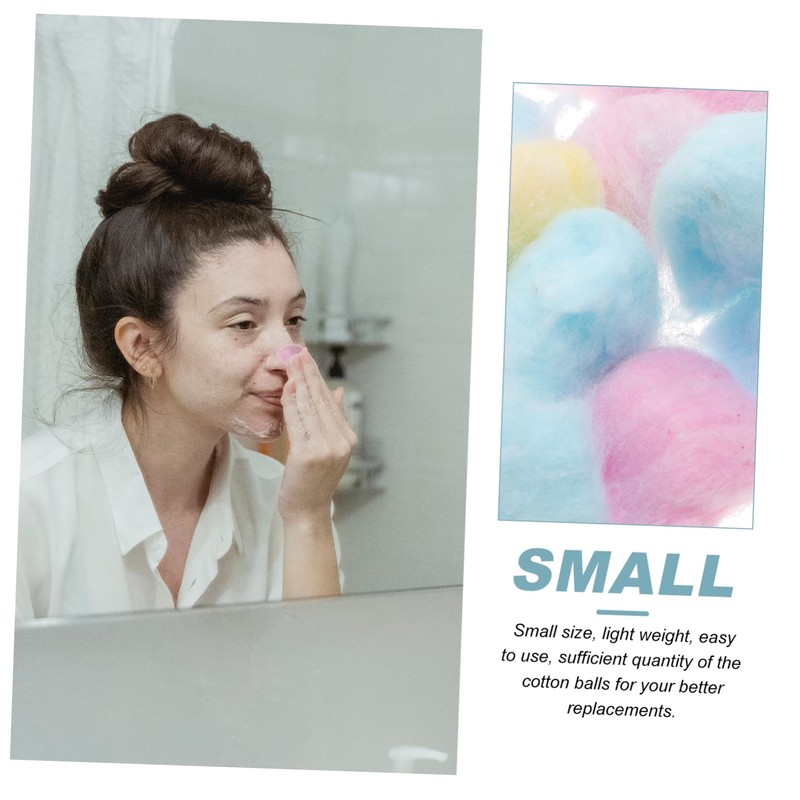 Healeved 1pack Cotton Balls for Newborn Face Washing Soft and