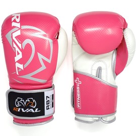 RIVAL Boxing RB7 Fitness Plus Bag Gloves, Ergo Strap System and High-Density Layered Padding for Heavy Bag and Mitt Work