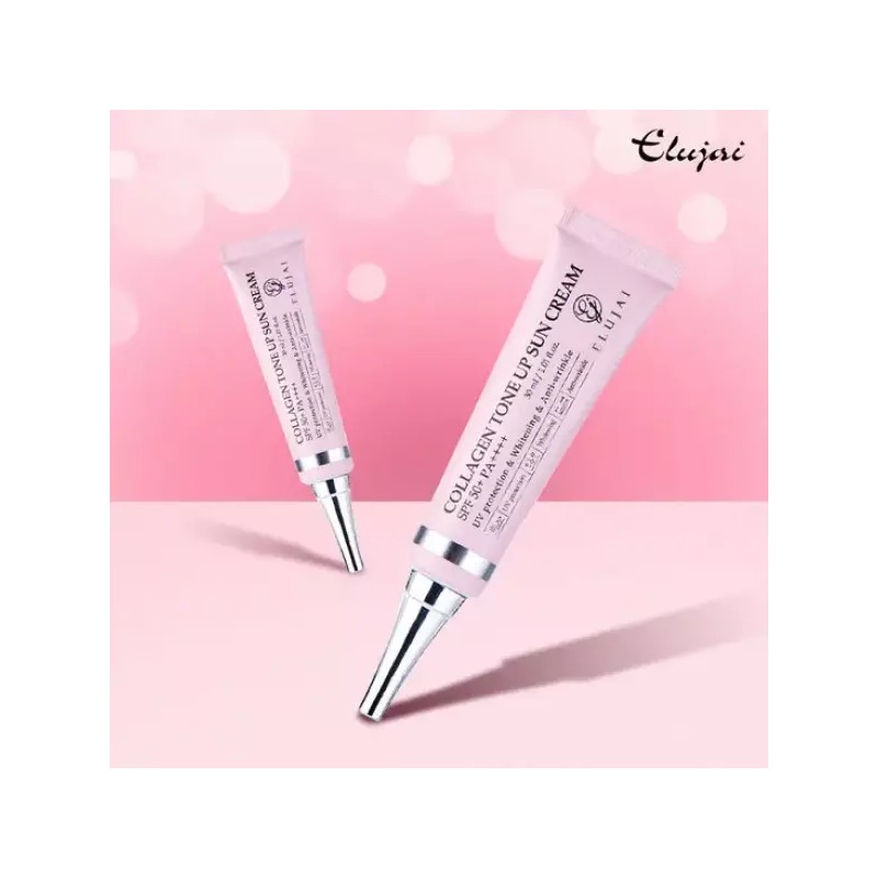 Eluzaei 엘루자이 콜라겐 톤업 선크림 3개/ 선블록 자외선 선블럭 미백