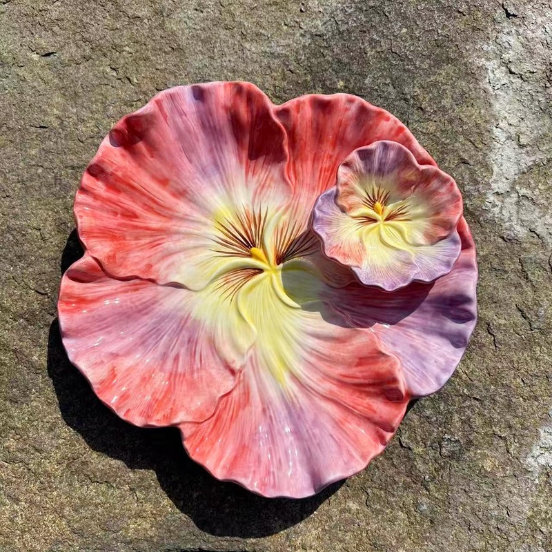 Minigift 11 Inch Ceramic Chip & Dip Serving Tray |