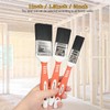 Paint Brush, Flat Brush, Set of 3, 25.4 mm, 38.1
