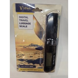 VISTARA BRAND NEW: VISTARA - DIGITAL TRAVEL LUGGAGE SCALE - MAX WEIGHT 50KG