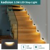 120V Dimmable LED Step Lights, 3000K/4000K/5000K, 12-Pack | Line Voltage