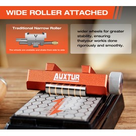 AUXTUR Sharpening Stone with Honing Guide Tool Set for Woodworking,Flattening Stone,Complete Sharpening System Woodworking Tools for Chisel Sharpening and Plane Restoration(guide+stone)
