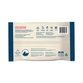 CLEANLIFE Floor Plastic Free Wipes Antibacterial Cleaning 25pk