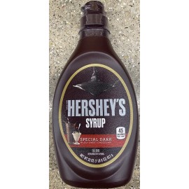 Hershey 2x Hershey's SPECIAL DARK Mildly Sweet CHOCOLATE Syrup 22 Oz Bottle - 2 PACK