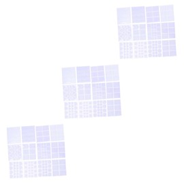 Ipetboom 108pcs Nail Art Stencils Kit Patterns Press Nails Decal Stickers for Girls Women DIY Manicure Stamps