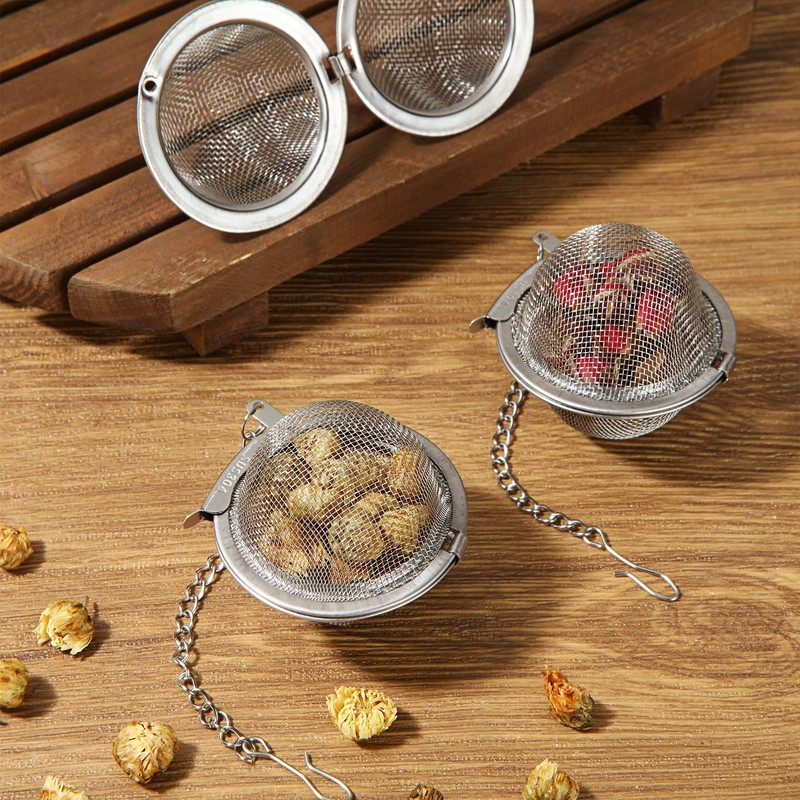 GOYADA 15 Pcs 2 Inch Tea Strainer Ball, Stainless Steel