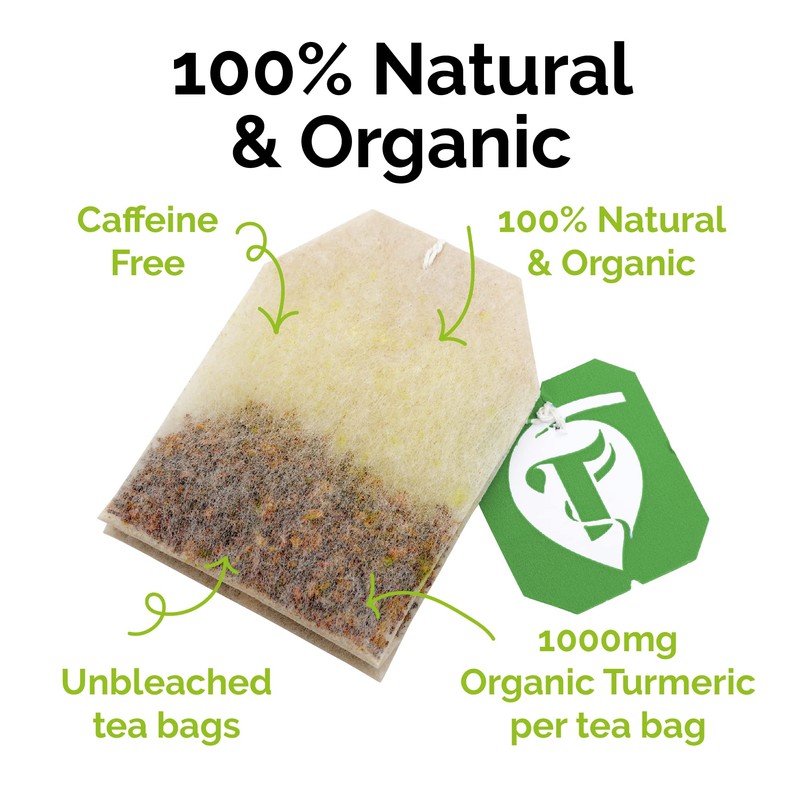 Taka Turmeric, 4 pack (60 Teabags) Organic Chamomile & Rosehip