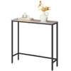 HOOBRO Narrow Console Table, 29.5" Small Entryway Table, Thin Sofa