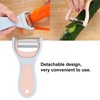10Pcs 2 in 1 Kitchen Peeler Stainless Steel Potato Vegetable