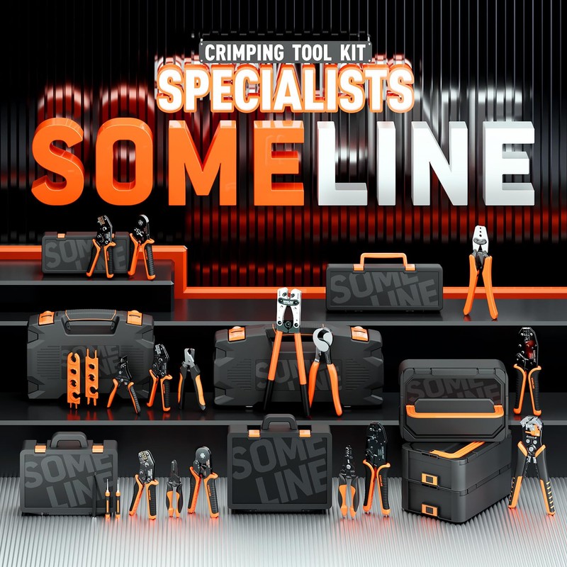 SOMELINE Wire Connectors Kit with Crimping Tool, 21 Types (UL