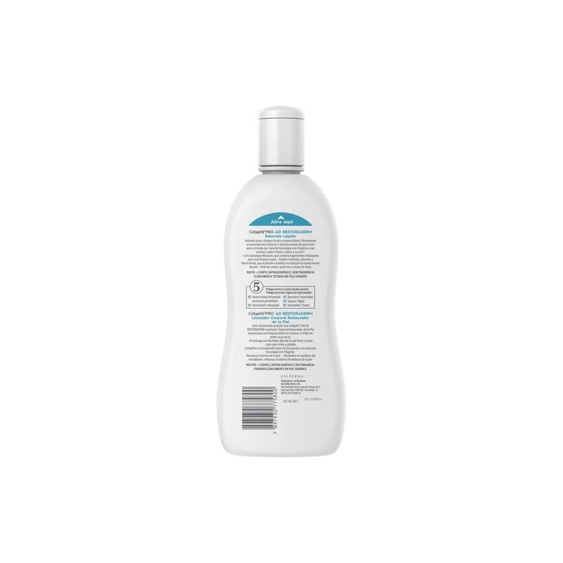Limpiador Corporal Cetaphil Pro Restaurador De La Piel 295ml