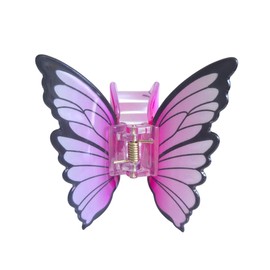 Pretty Butterfly Hair Clips,Cute Acetate Claw Clip for Women,Fashion Hair Clip,Fuchsia