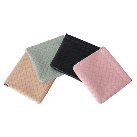 PU Münzbeutel Täschchen Mädchen Weben Cute Münze Beutel Mini Coin Purses Jewelry Pouch 11.5 x 12cm (4)