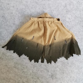 1/12 Scale Doll Clothes Action Figure Cloak for 6 inches 1:12 Action Figure Clothes (Sand Color Hooded)