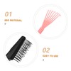 FOMIYES 4pcs Hairbrush Cleaning Tool Wood Handle Comb Brush for