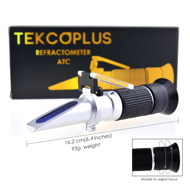 4-in-1 Antifreeze Refractometer, Coolant Refractometer with ATC for Checking Car