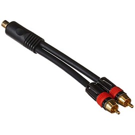 Monoprice 6inch RCA Female to 2-RCA Male Digital Coaxial Splitter Adapter