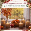 Retisee 6 Pcs Fall Flickering Flameless Candles, Acrylic Battery Operated